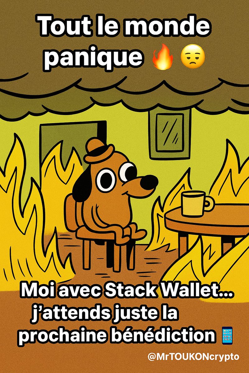 EmmanuelToukon's tweet image. #StackWalletCreators 
Depuis que j’ai découvert Stack Wallet,
même quand le marché brûle, je reste zen 😌🔥
Sécurité + Simplicité = Bénédiction crypto 🙏🏾
#StackWallet 
@Stack_Africa 
#StackWalletCreators