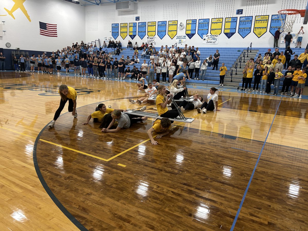 The 2025 Homecoming Pep Rally was a success! Thank you to the Pilot Marching Band and all of our volunteers for being good sports in our activities this afternoon! ✈️