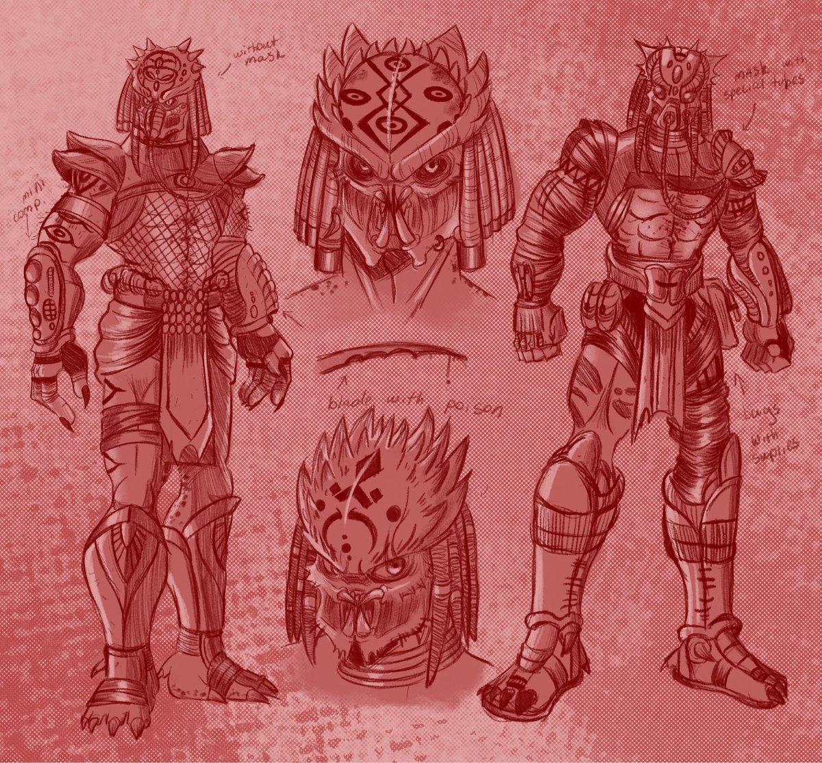 Bard16Solar's tweet image. Okay, I finished the first character after months of not touching it. Now I need to figure out how to name him? By the way, he’ll be an engineer like fugitive predator
#predator #yautja #conceptart #sketch #procreate #digitalart