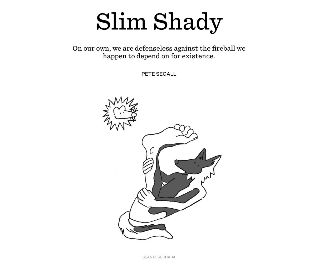 . <a href="/petesegall/">pete segall</a> takes umbrage.

nyra.nyc/slim-shady