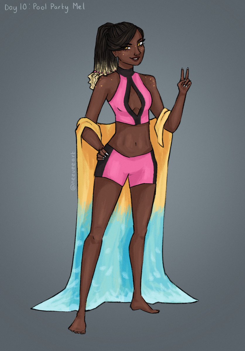 #skintober day 10: Pool Party Mel 🏖️

#skintober2025 #ArtOfLegends #PoolParty #LeagueOfLegends