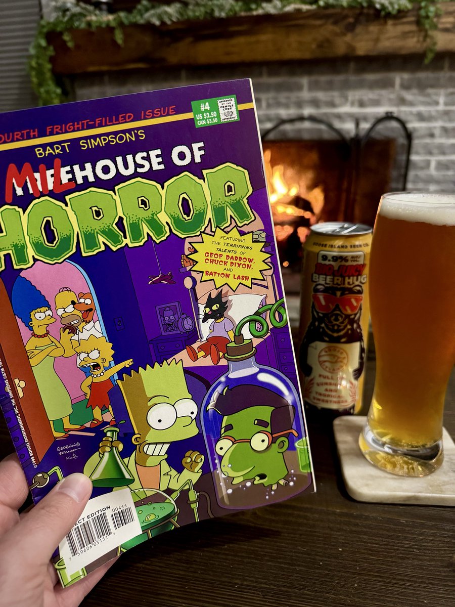 Home from work early. Trying to enjoy the season 🎃#Simpsons #TreeHouseOfHorror #90sNostalgia #90skid #90sBaby