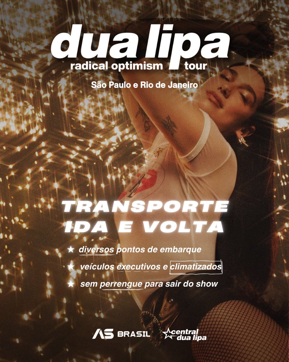 dualipacentral_'s tweet image. 🚌 A Farmasi Arena ficou longe pra você? Quer chegar e ir embora do show da Dua Lipa com conforto e segurança? 

A As Brasil, melhor empresa de Transfer do Brasil, é a escolha certa para quem prioriza viver essa experiência sem passar perrengue! 
Fechamos uma parceria com…