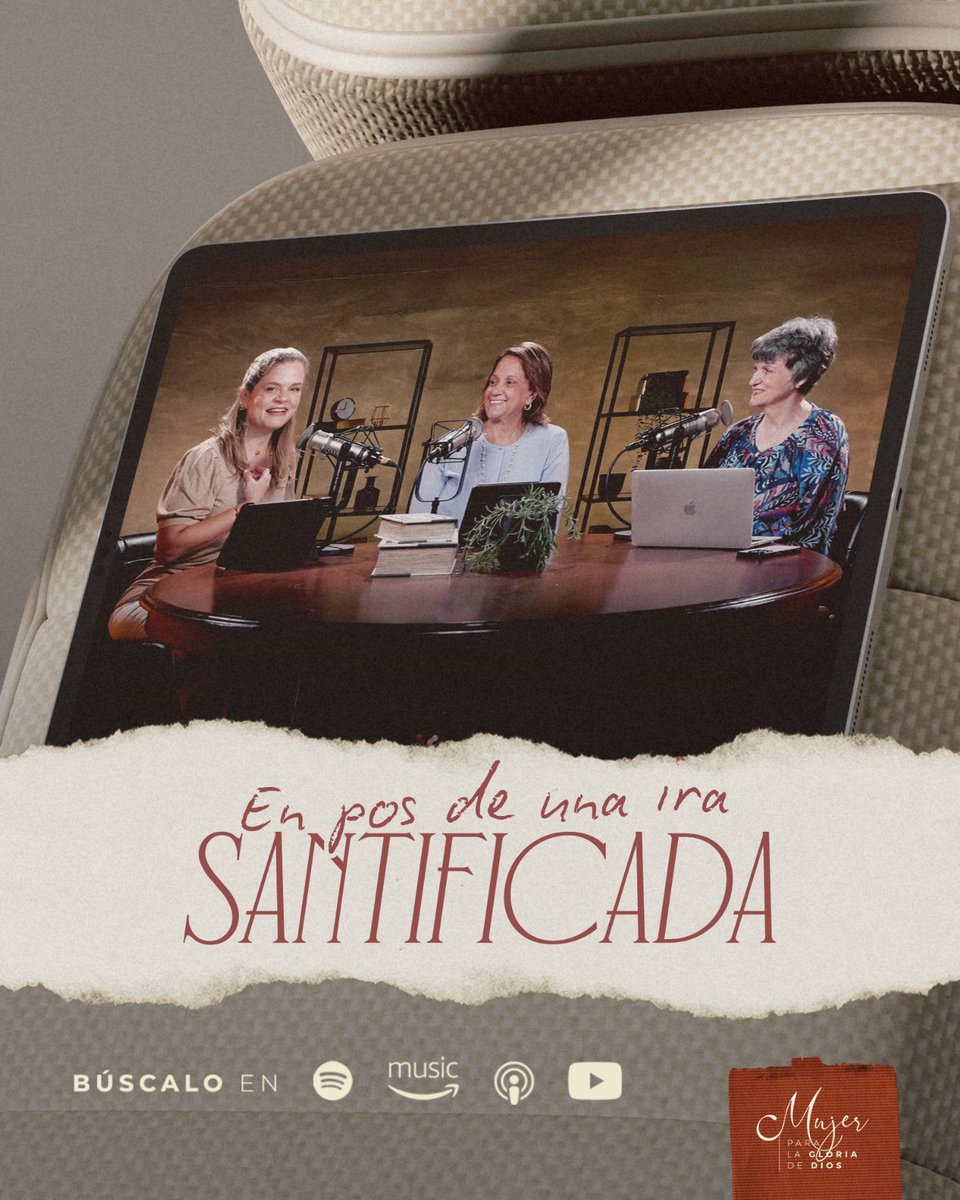 Acompáñanos en un nuevo episodio de la serie «La ira: más que una emoción» titulado «En pos de una ira santificada».⁠
Estreno a las 9:00 A.M. via YouTube y en tu plataforma favorita de podcast: Spotify, Amazon Podcast + Apple Podcast. ⁠
🔗 Enlace aquí: youtu.be/KDXV47MheE0