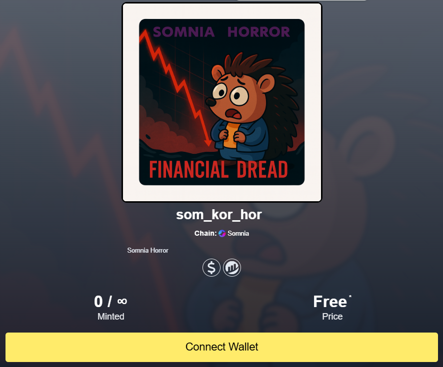 _CrowleyAlex_'s tweet image. I've just created an NFT Collection on @Somnia_Network using NFTs2Me. Click on the link below to check it out and mint own your NFT!
Collection is open edition.

som_kor_hor.nfts2.me via @nfts2me 

#SomniaHorror #SomniaCreator