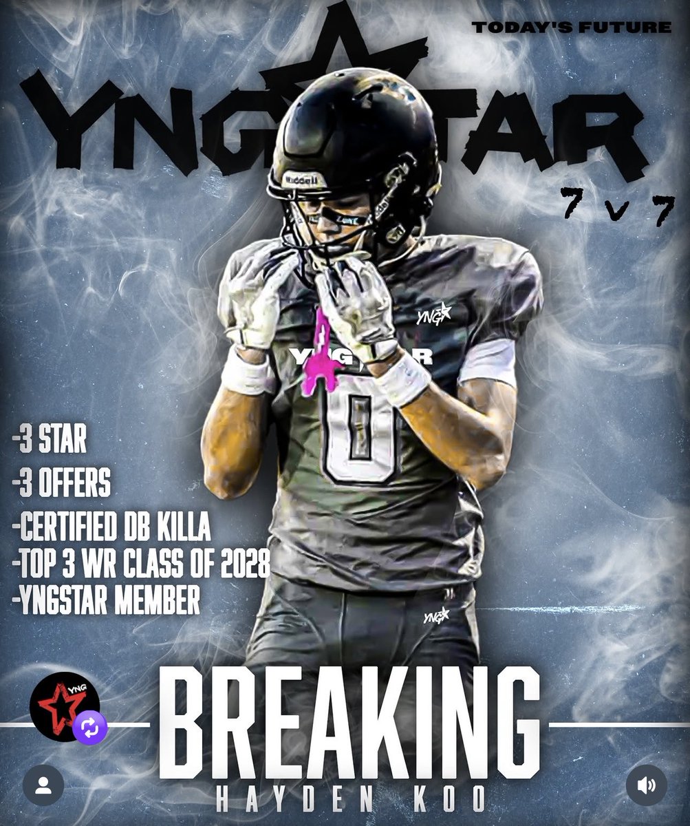Proud to be a member of the Young Star family <a href="/yngstarathletes/">YNGSTAR</a>