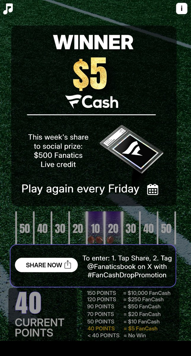 youngdiaz023's tweet photo. Play the #FanCashDropPromotion today

⁦@FanaticsBook⁩  https://t.co/lfUEKuCZ2n https://t.co/buMuk4MGIg