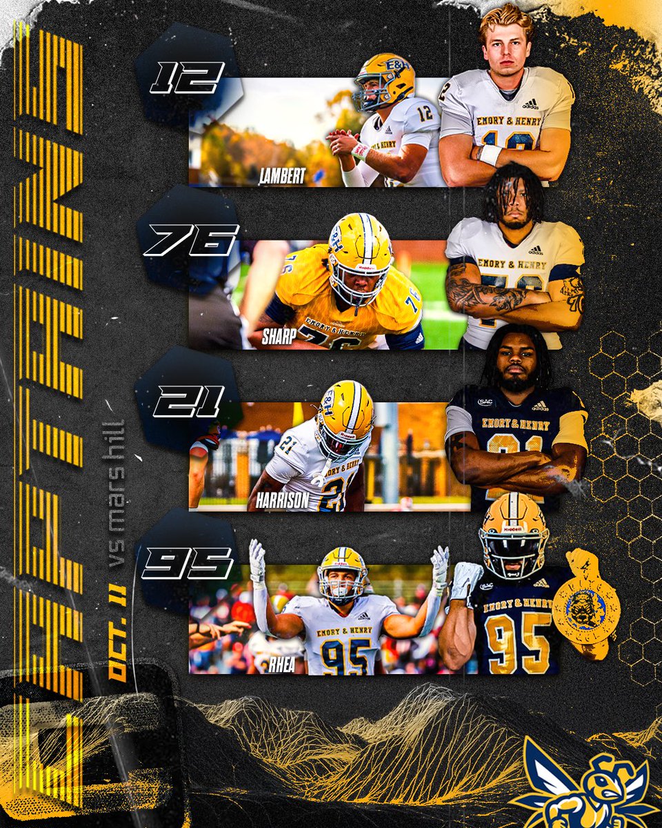 🔔 𝐖𝐄𝐄𝐊 7️⃣ 𝐂𝐀𝐏𝐓𝐀𝐈𝐍𝐒 🔔

Another business trip for the Wasps tomorrow as they are traveling through the Blue Ridge Mountain’s to face Mars Hill at 2:30pm. 💼

#GoWasps 🚧🛸
#BlueCollarGoldStandard