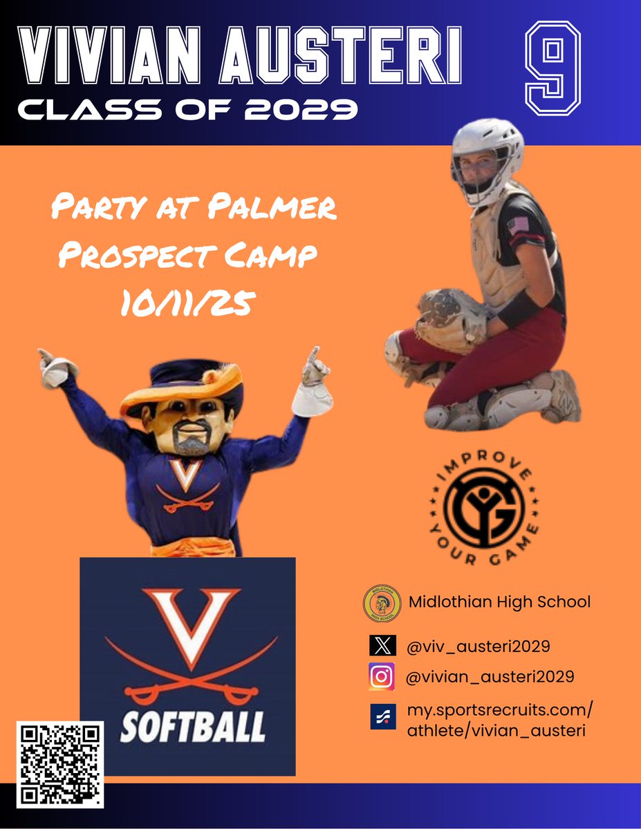 Ready for camp tomorrow. <a href="/iygdabney/">IYG Dabney</a> practice all morning and then heading to Charlottesville to continue developing my skills! ❤️🥎#uva #virginia #hoos #wahoowa  #midlo #softball #acc 

<a href="/JamieAllred24/">Jamie Allred</a> <a href="/coachdeedeeh/">Dee Dee Hernandez</a> <a href="/CoachTylka/">Jeff Tylka</a> <a href="/UVASoftball/">Virginia Softball</a> <a href="/TabbyDabney/">Tabby Dabney</a> <a href="/midlotrojansb/">mhstrojansoftball</a> <a href="/iygsoftball/">IYG Softball</a>