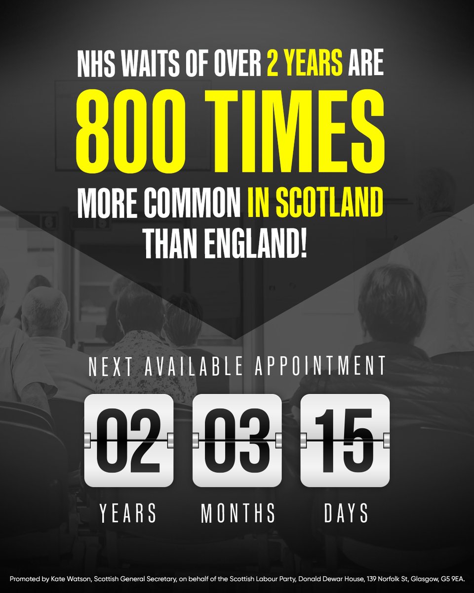 ScottishLabour's tweet image. Vulnerable patients bear the brunt of the SNP’s mismanagement of our NHS.