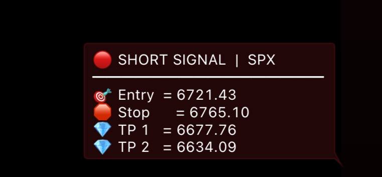 ⚡️ سحب على المؤشر الخاص📈
تجربة تداول احترافية بدقّة وبساطة🔥
تنبيهات واضحة ونظرة أعمق لحركة السوق🚀

🎁 10 فائزين
📅السحب يوم الأحد 11:00 م🇸🇦

الشروط⬇️
🔁 رتويت + ✅ متابعة للمشاركة
#الاسهم_الامريكية #تداول #سوق_الاسهم #تداول_الاسهم #الاوبشن #المال 

تم تحقيق 🫆 200- نقطة🩸$SPX