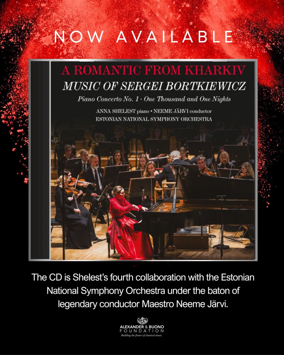 #Pianist Anna Shelest's new #album is a love letter to Kharkiv, #Ukraine—her birthplace and that of #composer Sergei #Bortkiewicz. A Romantic from #Kharkiv celebrates their shared heritage through stunning #piano works.

listn.fm/romanticfromkh… 

<a href="/NeemeJarvi/">Neeme Järvi</a> <a href="/ErsoEstonian/">ERSO Estonian National Symphony Orchestra</a>