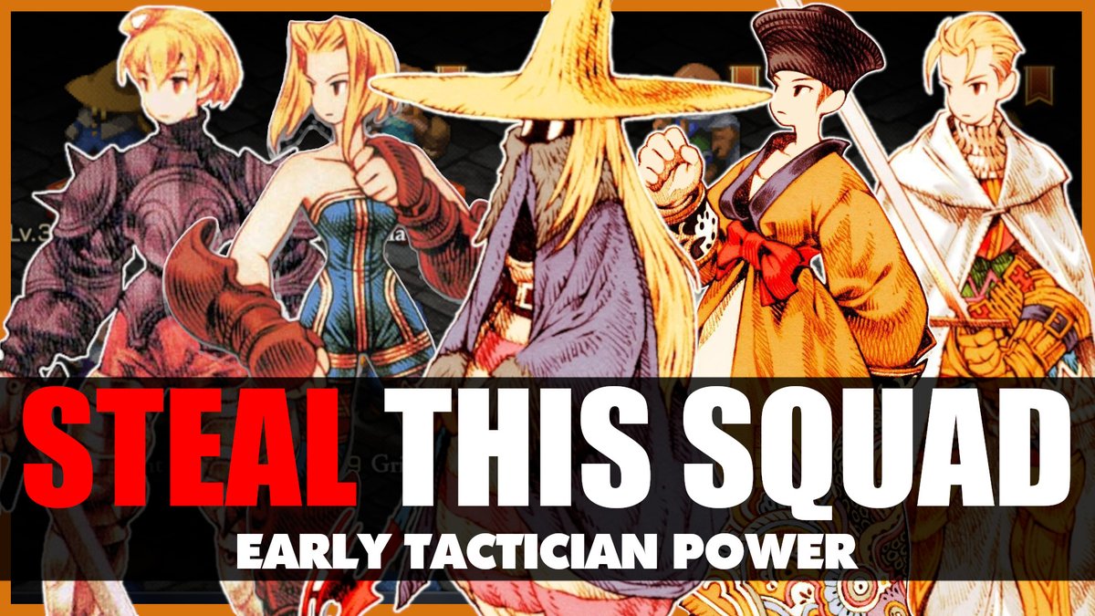 NEW VIDEO: It's been a while since we had a "Steal This" video so it's MY PLEASURE TO BRING IT BACK! This time for FFT: The Ivalice Chronicles! There's a wild amount of team comps in this game, and I want y'all to try them all! Enjoy! :D

youtu.be/IFKzNHxAoDA
