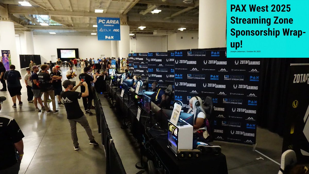 AntlionAudio's tweet image. PAX West 2025 Streaming Zone Sponsorship Wrap-up!

New post up on our blog!

antlionaudio.com/blogs/news/pax…
#paxwest #blog #modmic