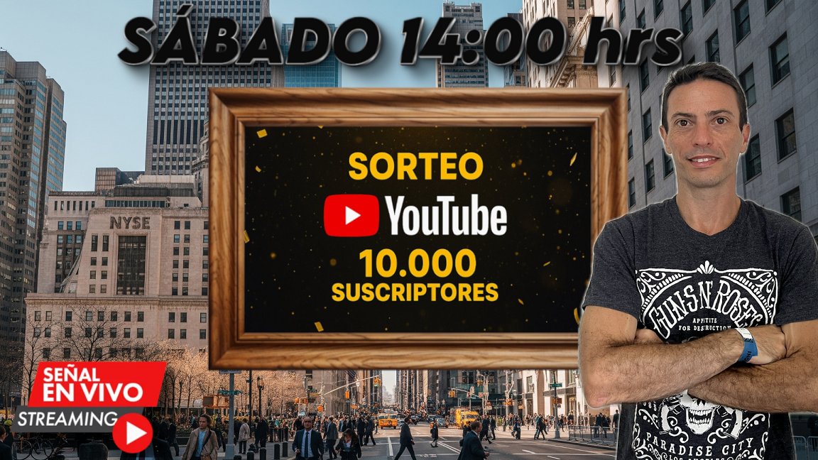ClaudioCaparroz's tweet image. #BuenSabado inversores! Es HOY! Sábado 14:00hs el SORTEO 🎁
#Youtube ▶️
youtube.com/live/z7Fv07Skd…

✅ En vivo! voy a estar sortean un curso de Clave Bursátil y te quedan horas para anotarte. 

Como participar? Fácil, mirá 👇
youtu.be/0B17fGnhwuU

#Valueinvesting