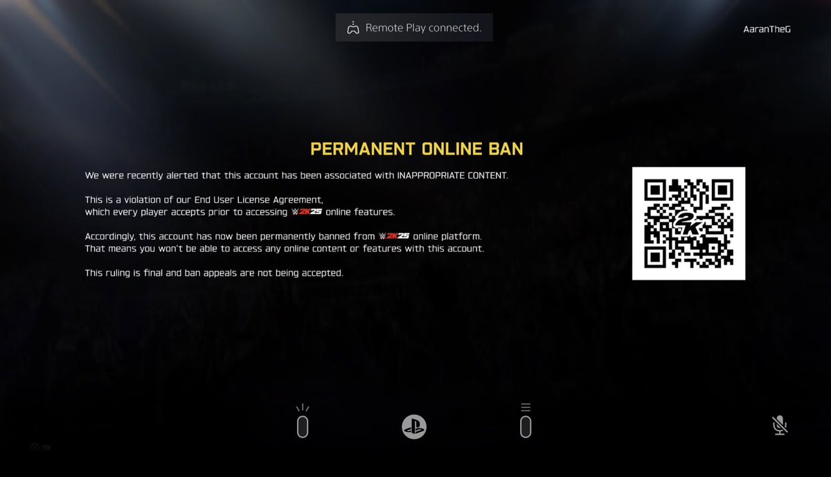 WittyWitterson's tweet photo. I’ve been hearing that my Downloads aren’t showing up anymore on Xbox Series X|S & PS5 on WWE 2K25
I figured out why and I am PERMANENTLY BANNED from Online Use.
I knew the risk 🫡
It was a pleasure uploading.
(Time to switch to fully installing modding now)
#WWE2K25 https://t.co/da552sGanb