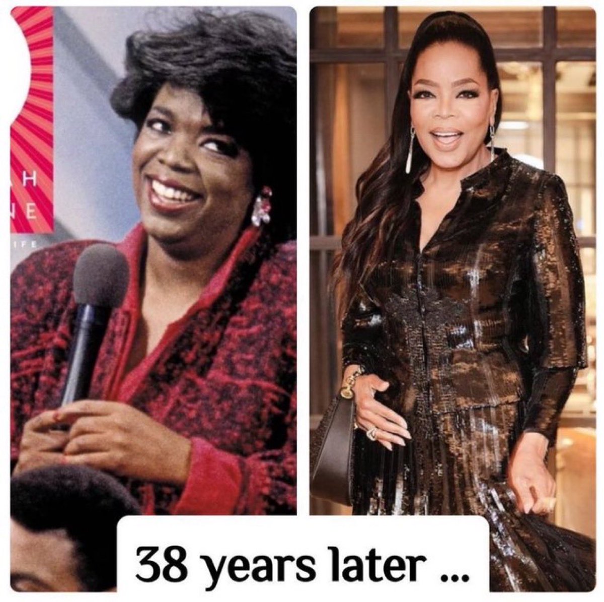 How did Oprah Winfrey age in reverse?