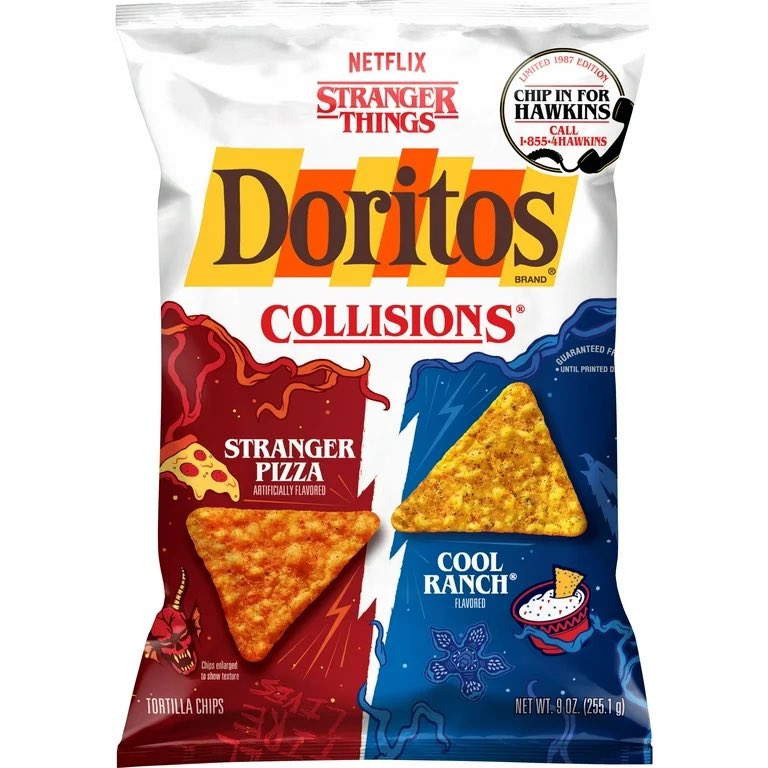 These are actually pretty good (they taste like a bowling alley in a good way) but my favorite thing about it is the concept of “stranger pizza”. Instantly added into my vocabulary.