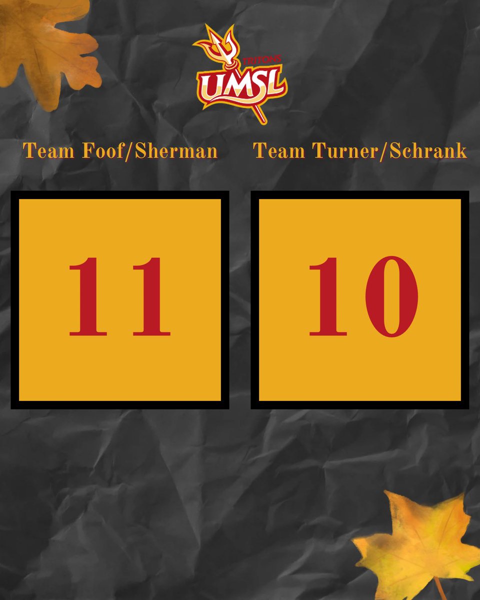 🔱 Final Score 🔱

Foof/Sherman take game one!

First pitch for game two: Saturday, 11:00 A.M.