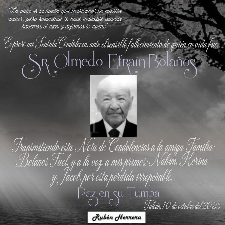 RubensHG2's tweet image. 🪻
#PazEnSuTumba
➕ 𝑶𝒍𝒎𝒆𝒅𝒐 𝑬𝒇𝒓𝒂𝒊́𝒏 𝑩𝒐𝒍𝒂𝒏̃𝒐𝒔