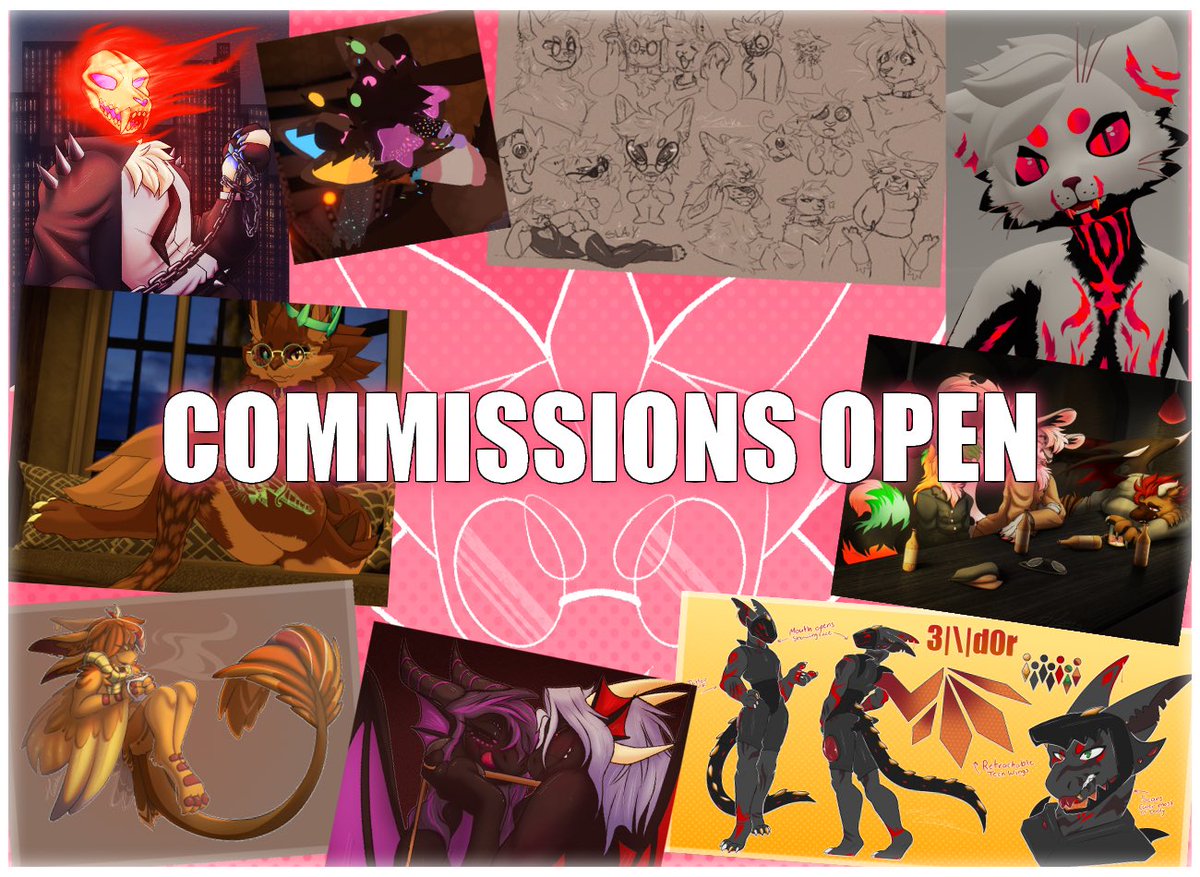 Commissions are open!!
Send me a DM to get a slot!!