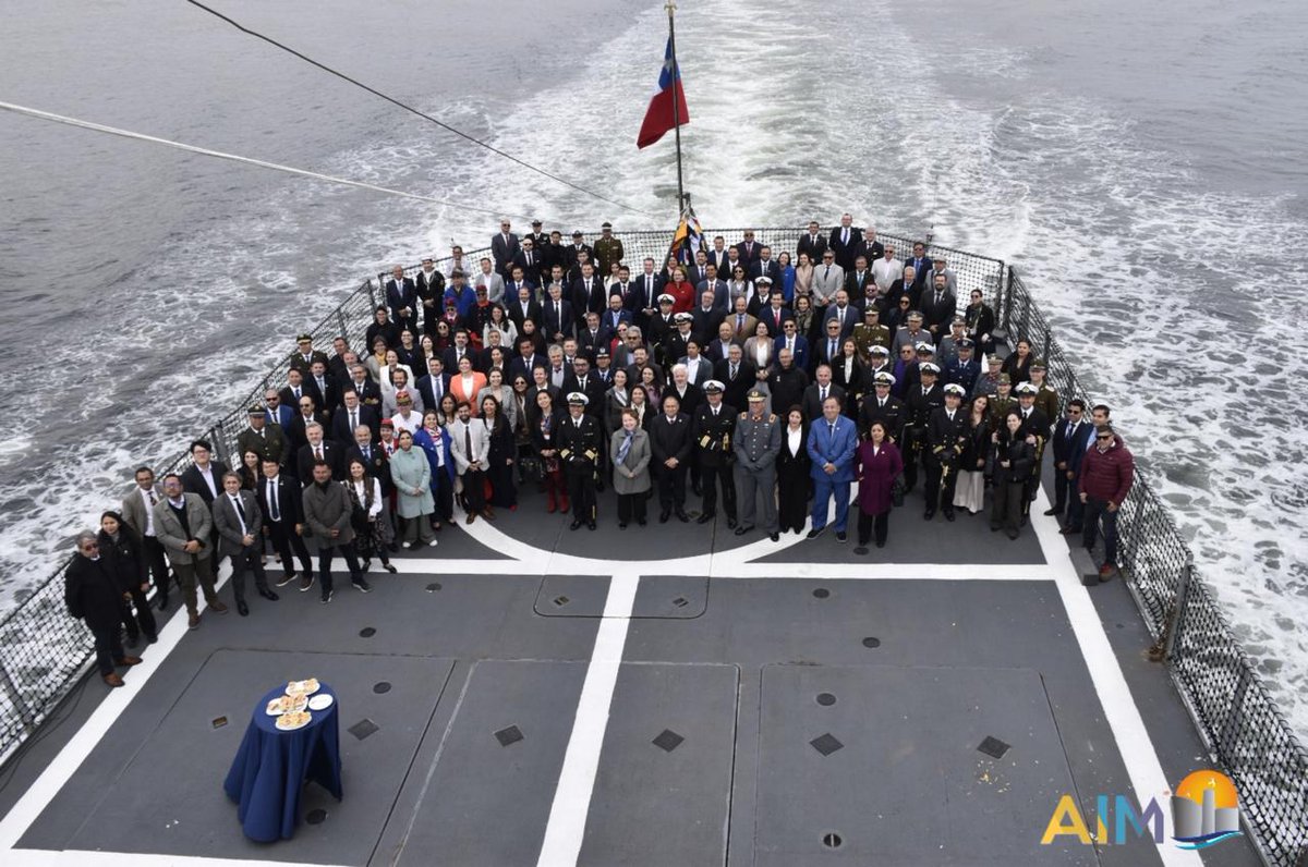 ⚓146° Aniversario de Mejillones ,en representación de la AIM y nuestras 25 empresas socias, nuestro gerente general, Aníbal Chamorro, participó en la tradicional romería hacia la boya que conmemora el Combate Naval de Angamos.