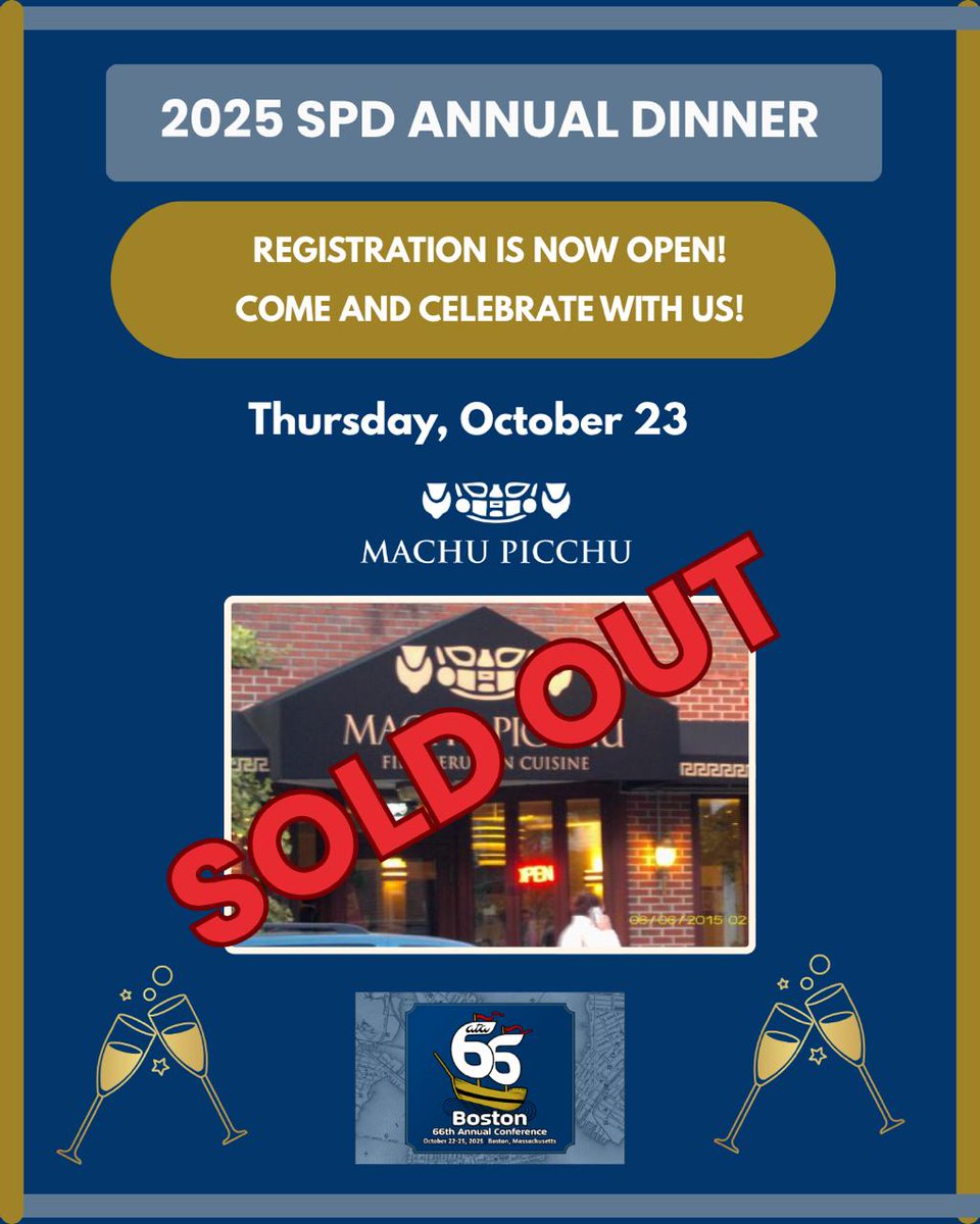 ATASpanishLangDiv (@ataspanishdiv) on Twitter photo Sold out! The SPD would like to thank everyone who reserved their place at our annual dinner so quickly!
If you haven't secured a place yet but would like to attend, please email Gabriela Escarrá at ataspd2014@gmail.com to be added to the waiting list.
See you in Boston! Sold out! The SPD would like to thank everyone who reserved their place at our annual dinner so quickly!
If you haven't secured a place yet but would like to attend, please email Gabriela Escarrá at ataspd2014@gmail.com to be added to the waiting list.
See you in Boston!