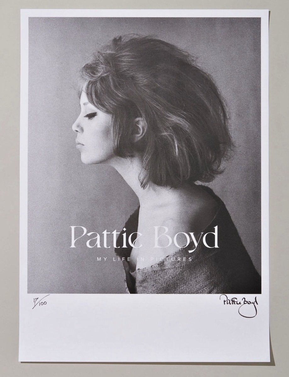 groovyboyd's tweet image. To celebrate R|A|P’s 15th anniversary, they are selling limited edition signed posters! Leading the launch is Pattie Boyd, in which she has signed 100 posters!
Here is the link if any of you guys would like to get your hands on one! 🤍
reelartpress.com/originalprints…