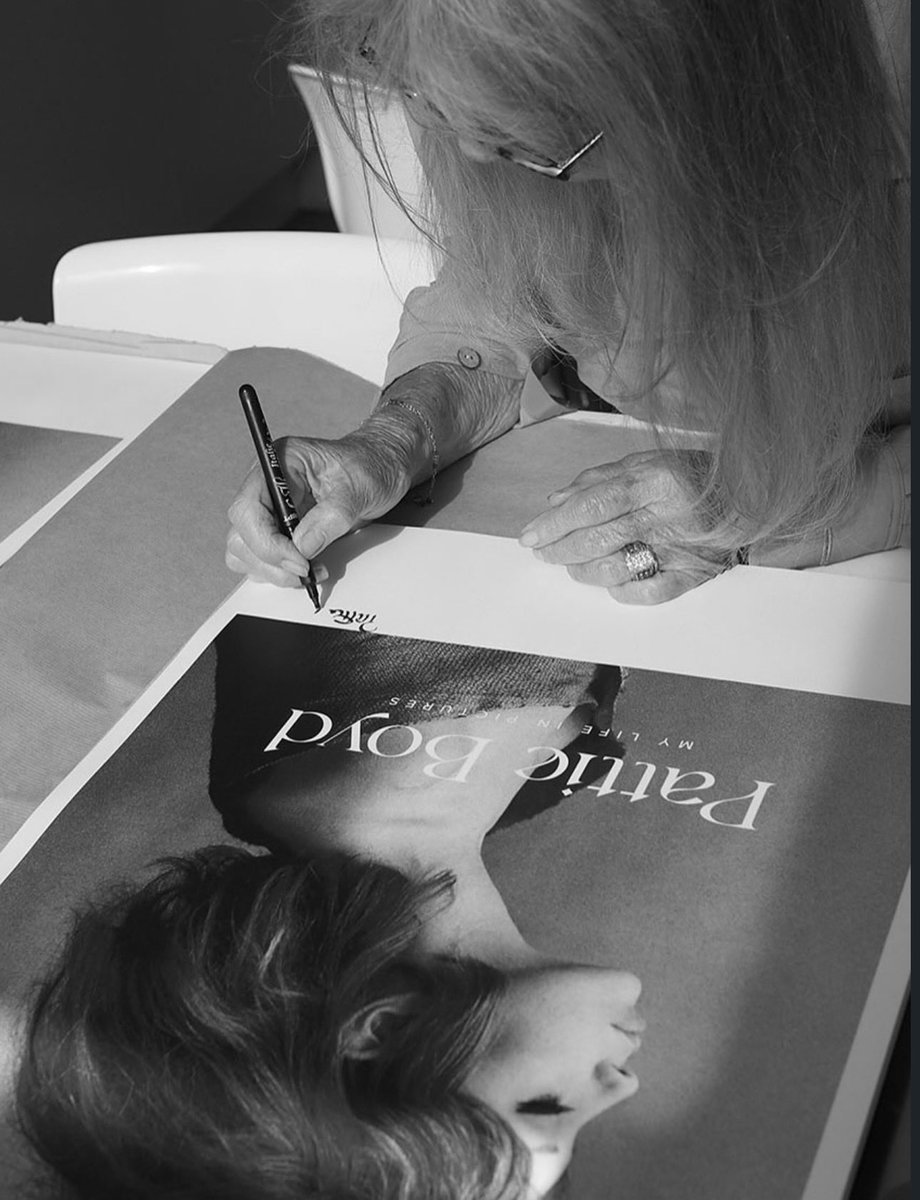 groovyboyd's tweet image. To celebrate R|A|P’s 15th anniversary, they are selling limited edition signed posters! Leading the launch is Pattie Boyd, in which she has signed 100 posters!
Here is the link if any of you guys would like to get your hands on one! 🤍
reelartpress.com/originalprints…