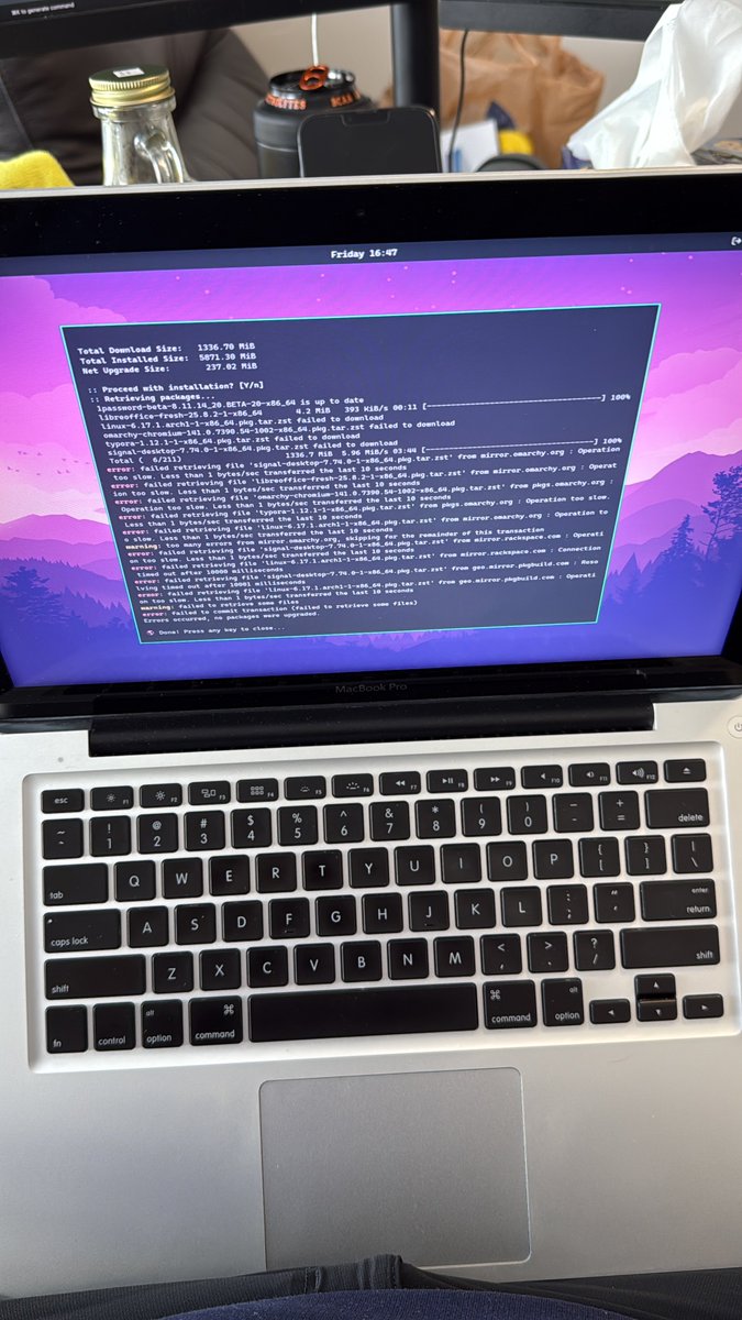 Omarchy… I just want to update youu