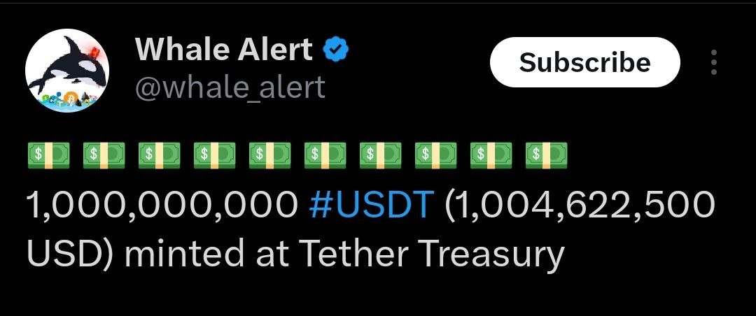 MaxCryptoxx's tweet image. $1,000,000,000 USDT JUST GOT MINTED.

THEY LIQUIDATED EVERYONE FIRST, AND NOW BUYING THE DIP.