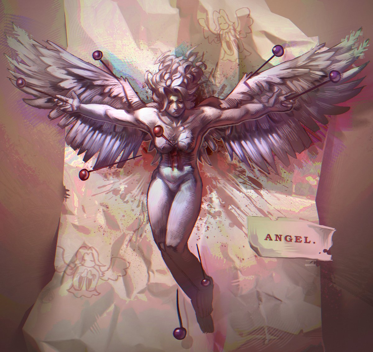 Pinned Angel Display 📍🪽 #ocart