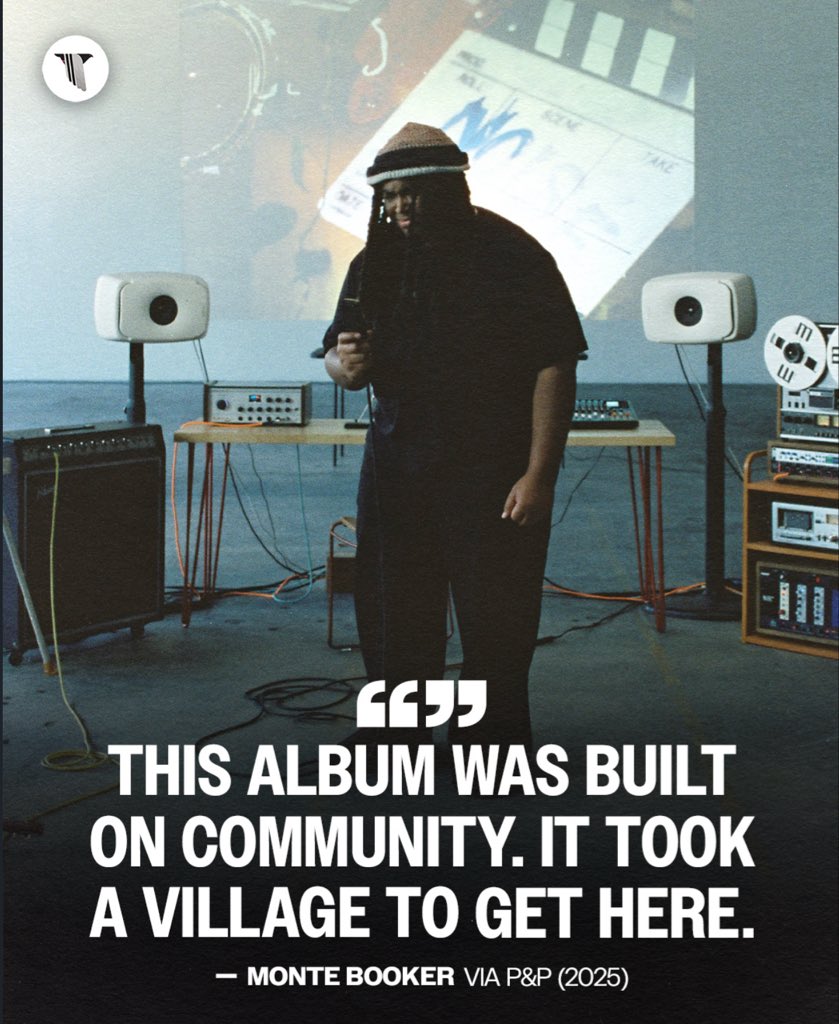 PigsAndPlans's tweet image. Monte Booker has officially announced his debut album 'noise/meaning.'⁠
⁠
The LA-based producer has been behind the scenes for some of our favorite music throughout the last decade, and now he's stepping into the spotlight. The album has been in the works since 2022, and it's…