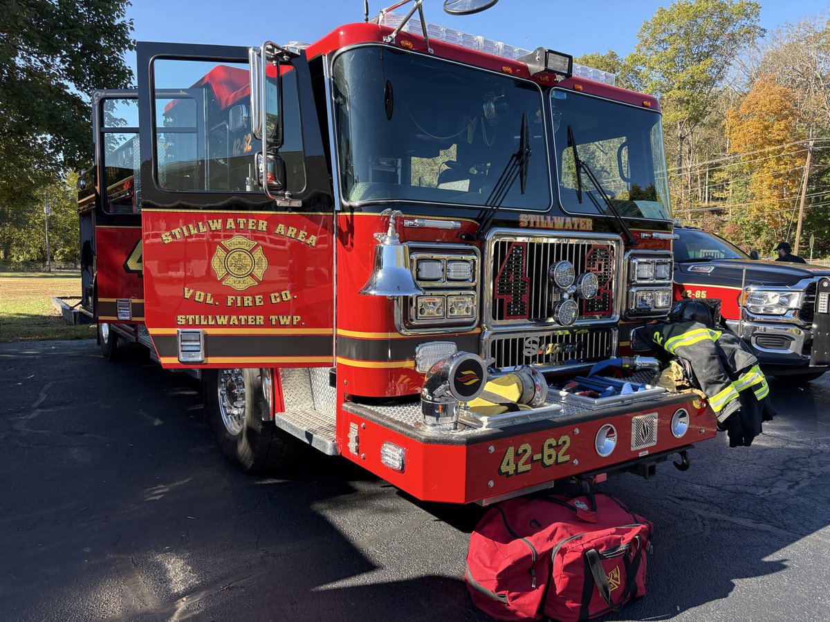 Thank you to the Stillwater Township Fire Department for an outstanding Fire Prevention assembly!  #FirePreventionWeek