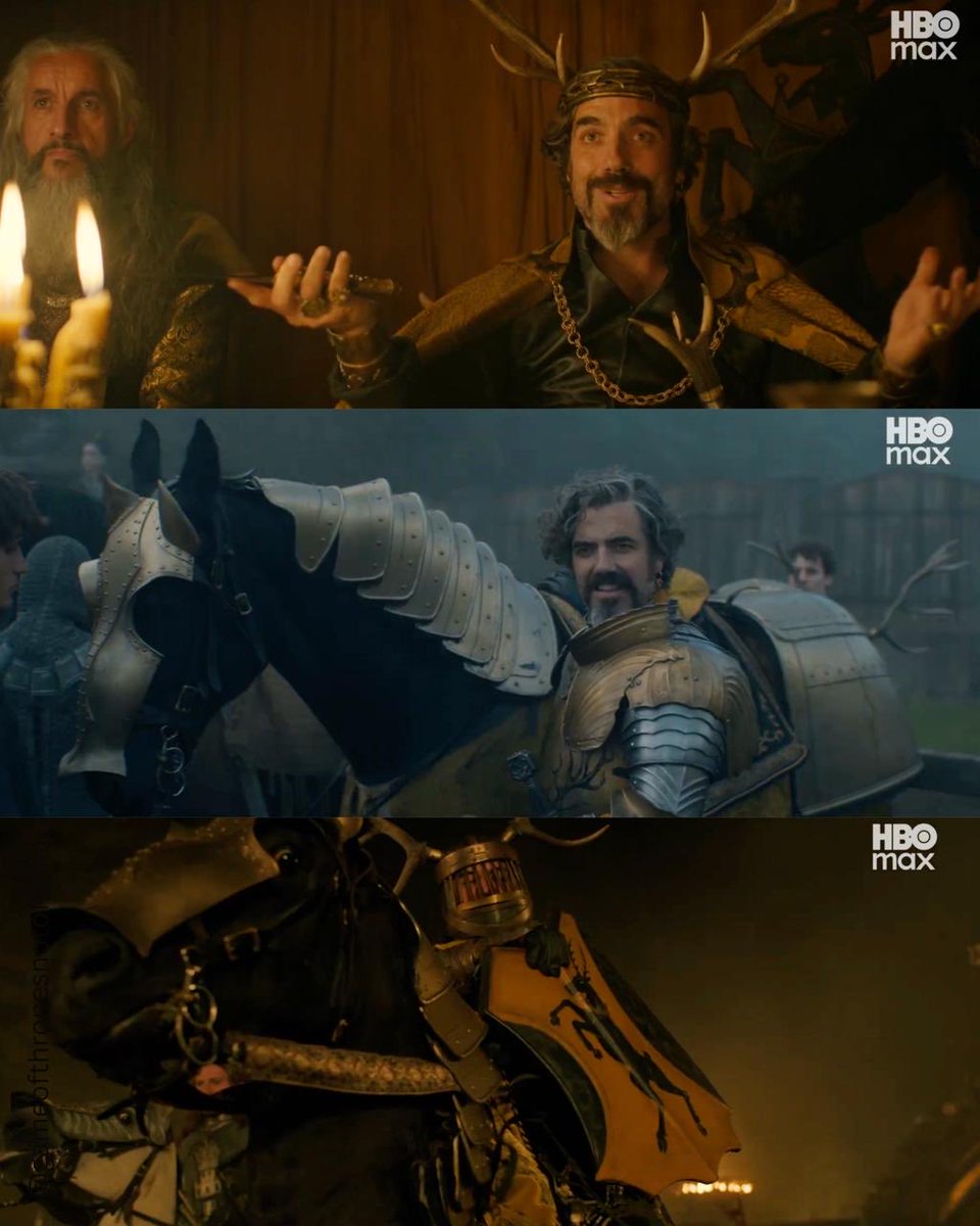 ThronesCentral's tweet photo. First look at Lord Lyonel Baratheon (Daniel Ings) ⚔️ Known for his fiery spirit and the power that would shape the Baratheon legacy 🦌 https://t.co/JUtFDTtqFt