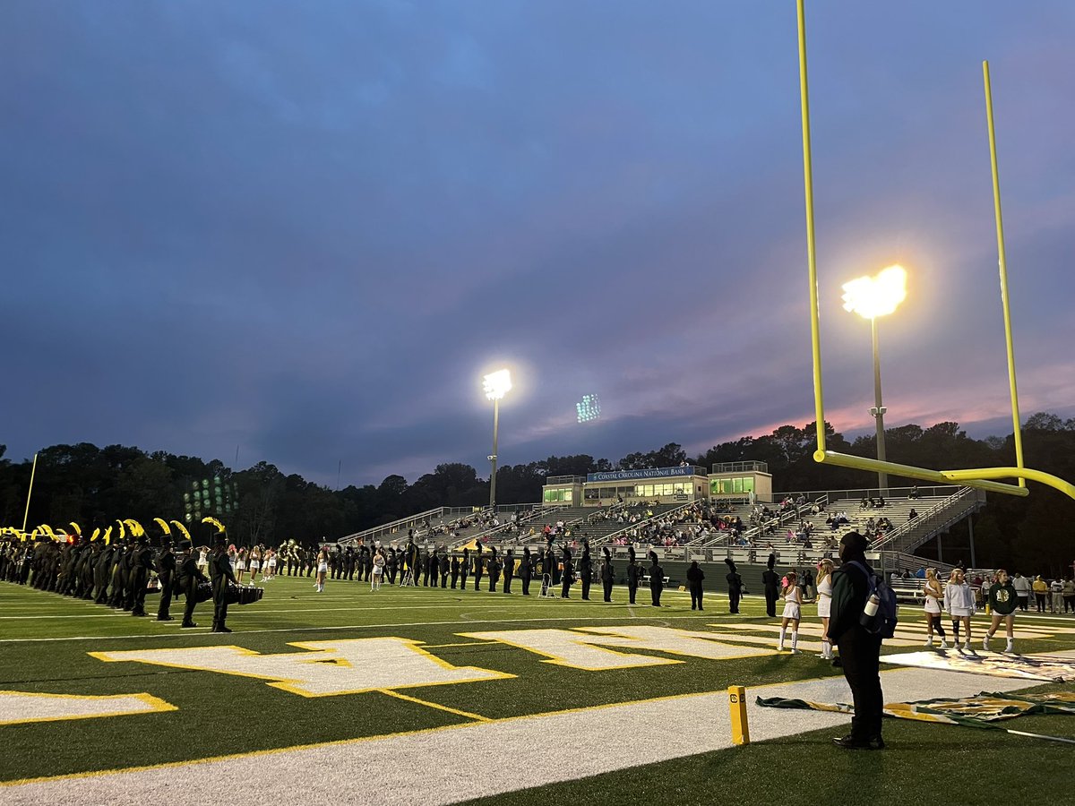 Out at Conway High to shoot the annual Victory Bell game between CHS and Myrtle Beach.