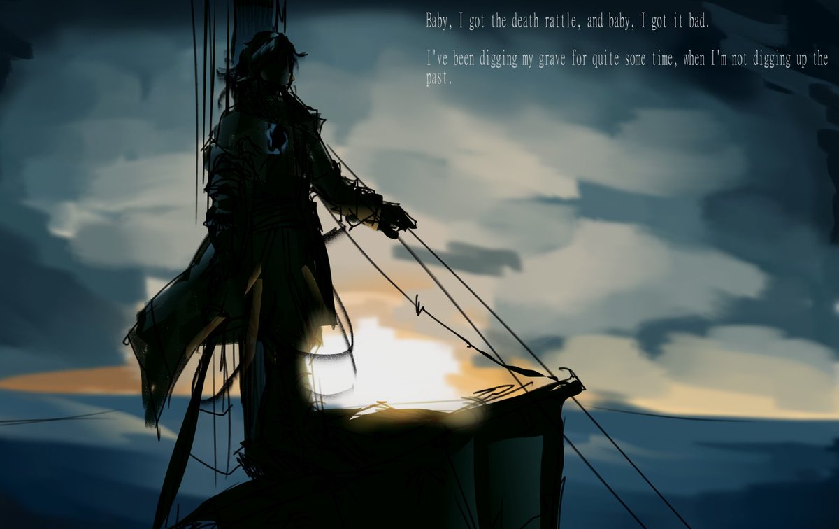 Jrwitober day 10: song

Tried to draw chip as the Los Campesinos!' Hello Sadness album cover . Keyword being Tried 

#jrwitober #jrwitober25 #jrwifanart