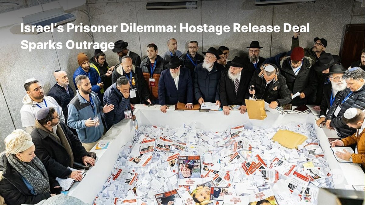 ChristianPost's tweet image. 48 Israeli hostages in exchange for nearly 2,000 Palestinian prisoners, some with deadly terror convictions. Victims’ families protest.
#IsraelHamas #HostageDeal #PrisonerRelease #SecurityDebate #JusticeAndPeace
🔗 dlvr.it/TNc2RX