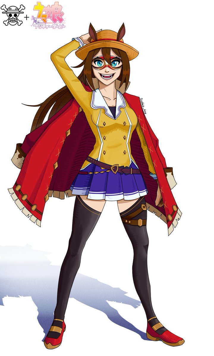 Scobby_Ate's tweet photo. Uma x One Piece https://t.co/qczeKerWk5