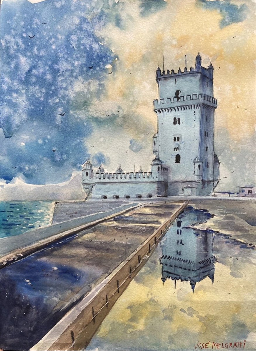 jose_melgratti's tweet photo. Watercolor on paper
Acuarela sobre papel
https://t.co/8U5c7ZcSmM
#Watercolor #Acuarela #Art #Watercolour #Portugal #BelemTower #Lisbon #JoséMelgratti #Painting https://t.co/qzGm4k9bcC