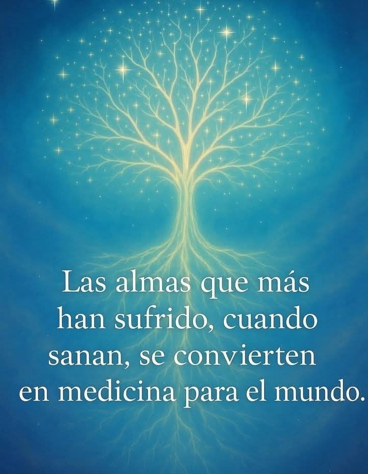 Pero...si no logran sanar...se vuelven agentes del caos. En cualquiera de los casos, desencadenan cambios importantes. 🤷🏻‍♂️