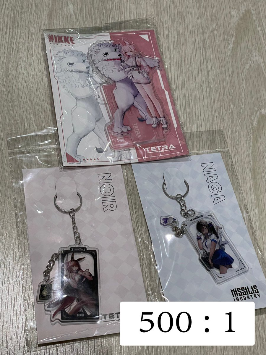 EmutoKung's tweet photo. ปรับราคาจ้า set 3 ปล่อยสินค้า Nikke ราคารวมส่งครับ สนใจ  cm/ib ได้เลยครับ #ตลาดนัดนิกเกะ #ตลาดนัดNIKKE https://t.co/6ypns2T6v6