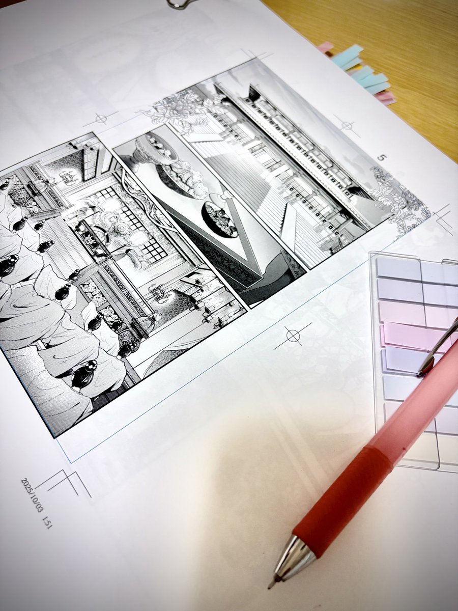 来月14巻が出るので単行本作業中。