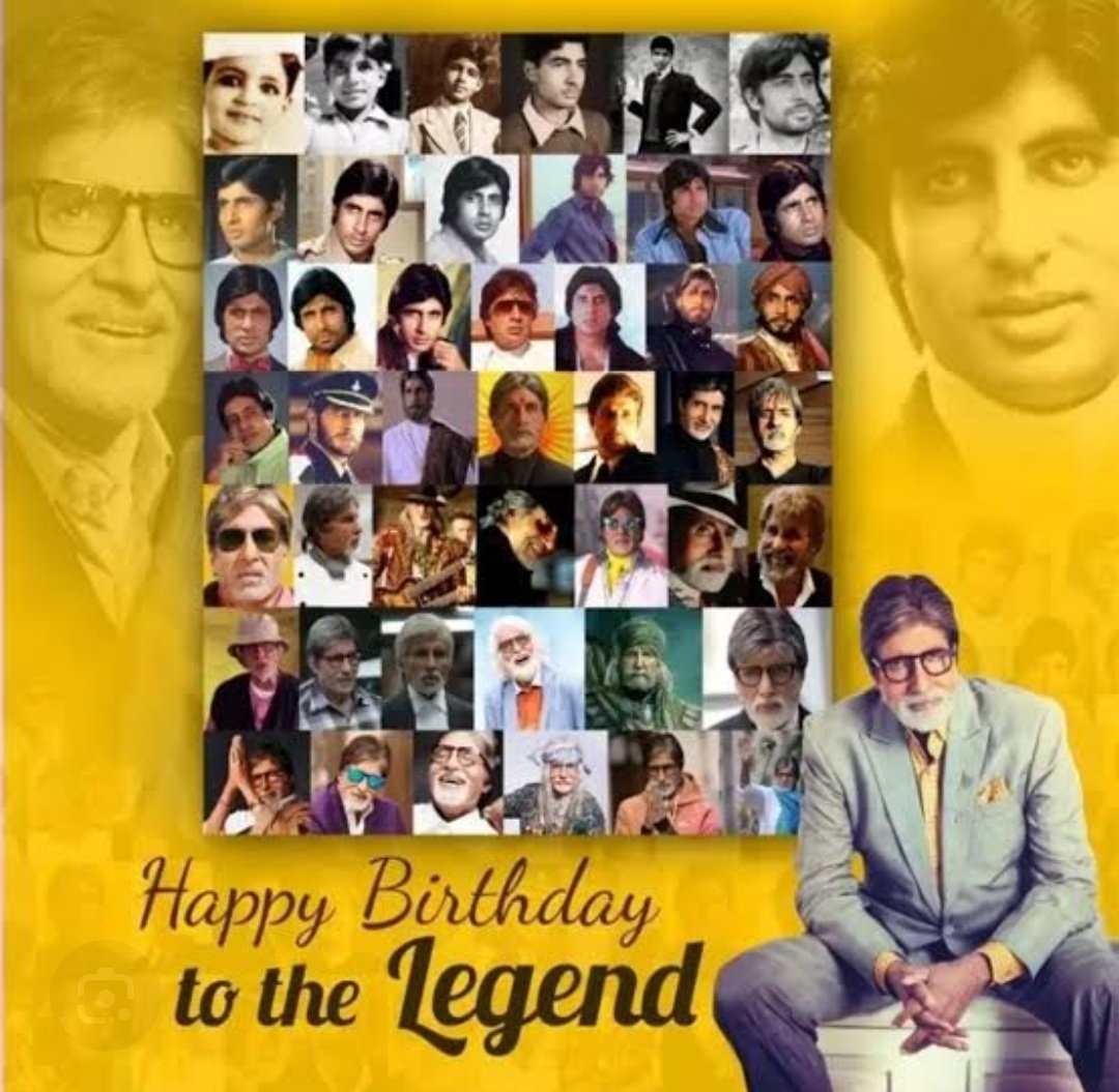 Susree_Official's tweet image. 🎬 Happy 83rd Birthday to the Shahenshah of Indian Cinema — 💥Amitabh Bachchan! 👑🎉

📌From Angry Young Man to Legend Forever, His Voice, Style, And Aura are Timeless.💫
📌A Living Inspiration for Every Generation! 🙏❤️
#Bollywoodactor
 #AmitabhBachchan #Legend #BigB #Bollywood