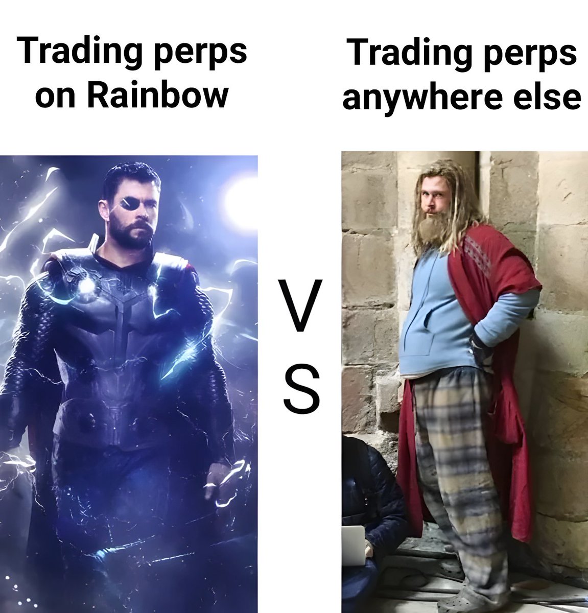 0xSanjay_'s tweet image. 🌈 same market, different vibe 🦸‍♂️