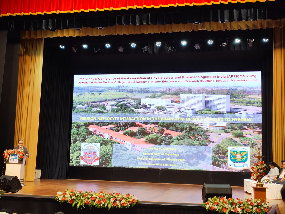 ShivalSri13's tweet photo. Keynote lecture by Dr Benedito H. Machado from University of Sao Paulo, Brazil at APPICON 2025. https://t.co/erfuhWqaND