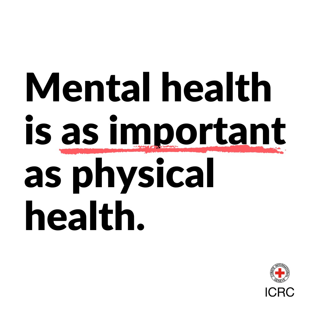 Mental health is as essential as physical health.

 If you or someone you know is thinking about suicide, you’re not alone—help is available today. Reach out, you matter.
📸 <a href="/RedCross/">American Red Cross</a> #SuicidePrevention #MentalHealthMatters