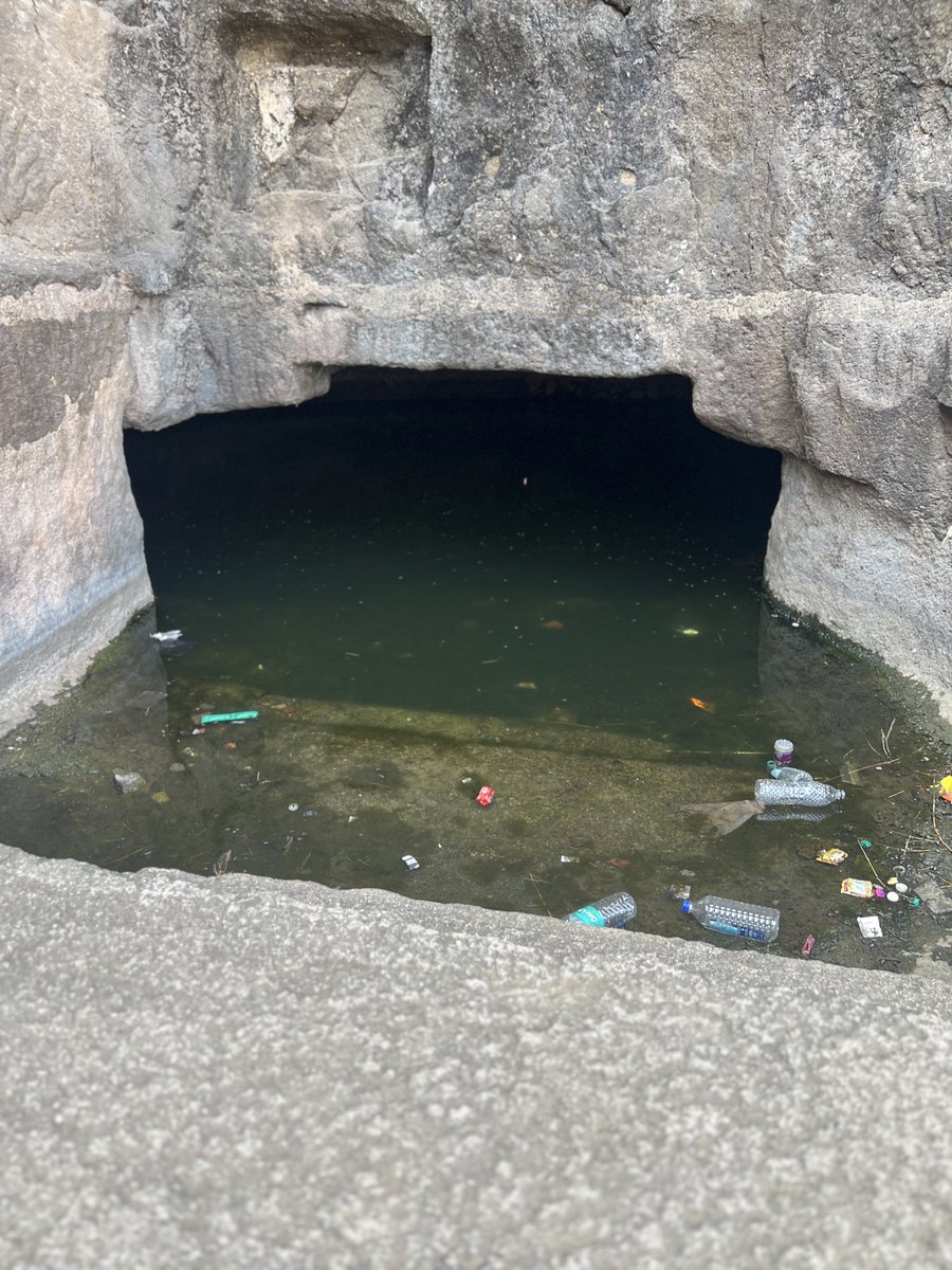 FozzieBhai's tweet image. ASI rolling in liquid cash, but can’t clean up the liquid at the Kailasa Temple Complex at Ellora. 

Nice one boys, really showing the love for a listed world heritage site.