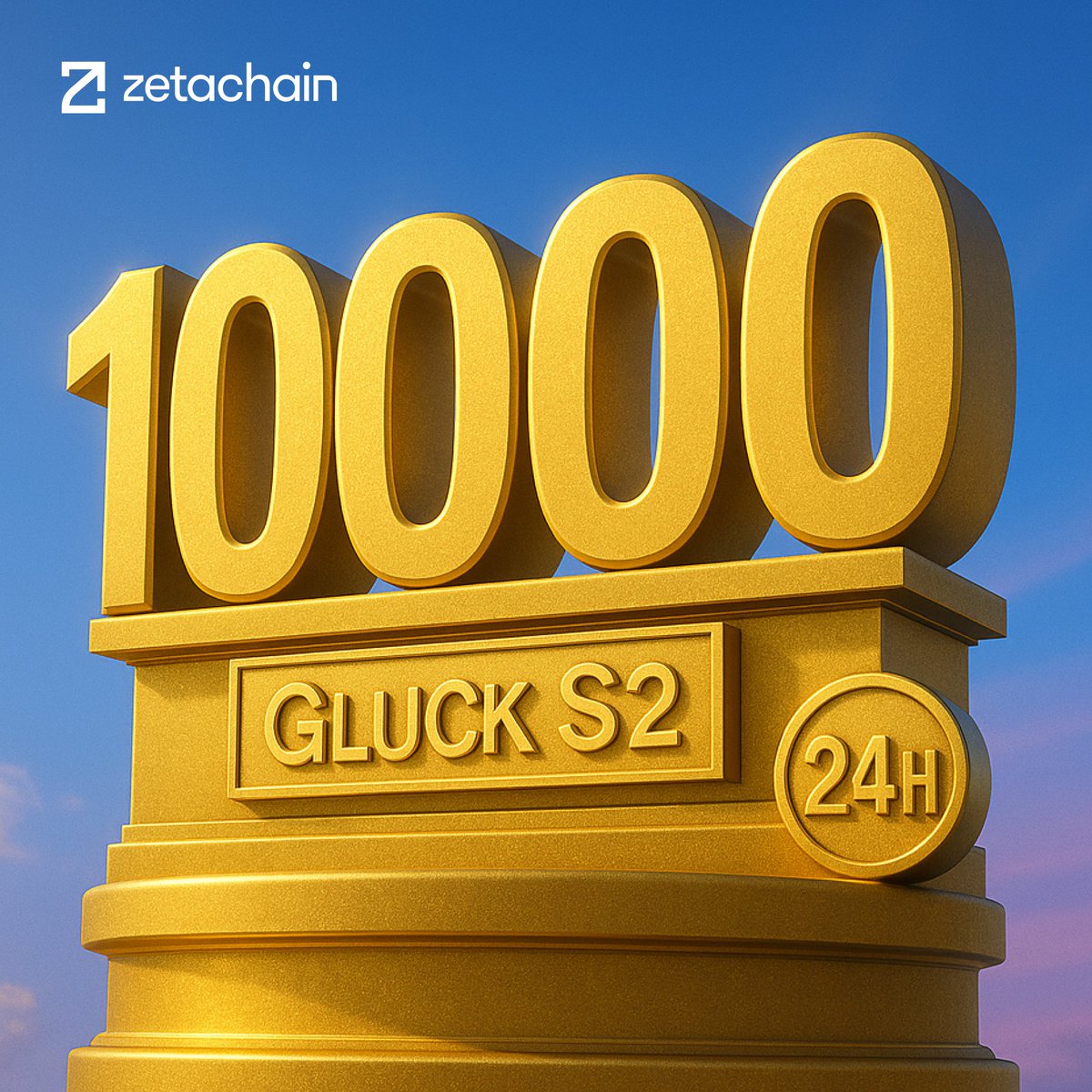 ZetaChain 中文社群 (@zetachain_ch) on Twitter photo 您猜怎么着🤔
不到24小时,Gluck S2参与次数突破10K🎊
为感谢大家
S2为大家准备了充足的奖品🏅
zeta-gluck.vercel.app
一起守护最好的通用区块链🫶 您猜怎么着🤔
不到24小时,Gluck S2参与次数突破10K🎊
为感谢大家
S2为大家准备了充足的奖品🏅
zeta-gluck.vercel.app
一起守护最好的通用区块链🫶