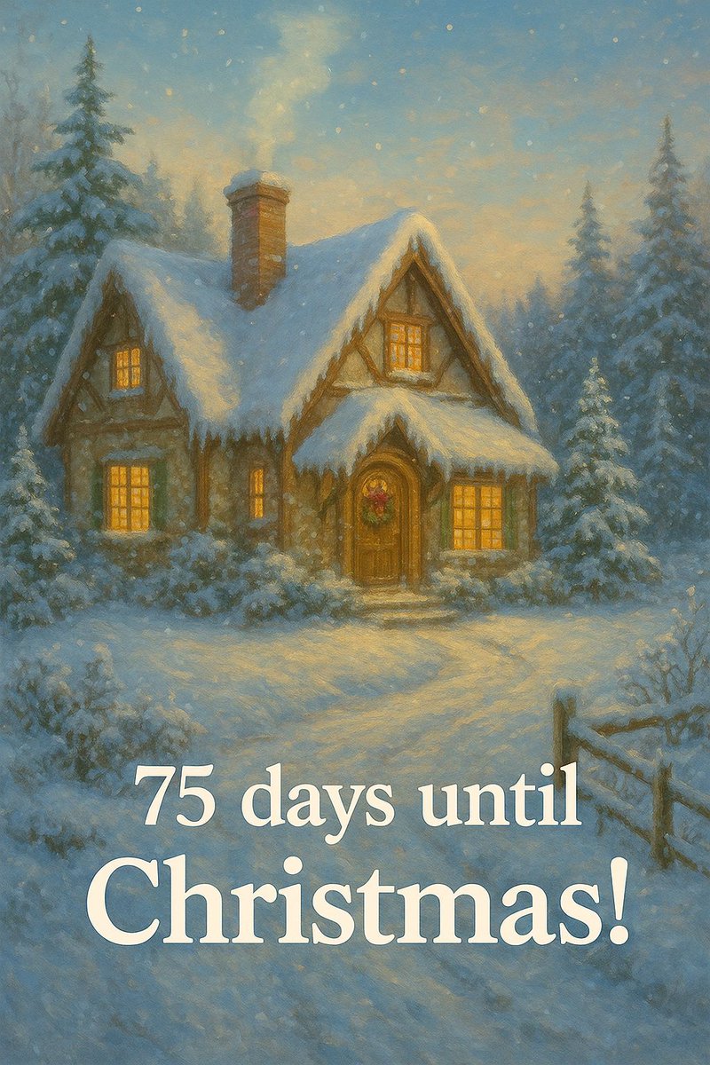 75 days until Christmas!
#Christmas2025
